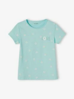 Pyjashort Fille Marguerites Basics Vert D'eau - Vertbaudet 6 Pyjashort Fille Marguerites Basics Vert D'eau - Vertbaudet -cyrillus boutique pyjashort fille marguerites basics 1