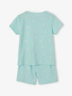 Pyjashort Fille Marguerites Basics Vert D'eau - Vertbaudet 8 Pyjashort Fille Marguerites Basics Vert D'eau - Vertbaudet -cyrillus boutique pyjashort fille marguerites basics 3