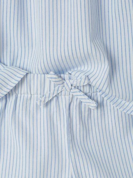 Pyjashort Rayé Fille Rayé Bleu - Vertbaudet 6 Pyjashort Rayé Fille Rayé Bleu - Vertbaudet – Image 6