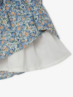 Robe à Bretelle Volantées Fille Ivoire Imprimé - Vertbaudet 9 Robe à Bretelle Volantées Fille Ivoire Imprimé - Vertbaudet -cyrillus boutique robe a bretelle volantees fille 3