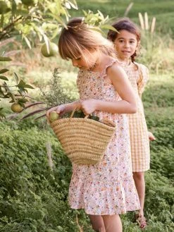 Robe à Bretelle Volantées Fille Ivoire Imprimé - Vertbaudet 11 Robe à Bretelle Volantées Fille Ivoire Imprimé - Vertbaudet -cyrillus boutique robe a bretelle volantees fille 5
