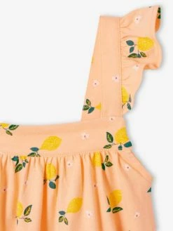 Robe à Bretelles Fille Rose - Vertbaudet -cyrillus boutique robe a bretelles fille 2