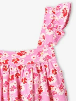 Robe à Bretelles Fille Rose - Vertbaudet -cyrillus boutique robe a bretelles fille 5