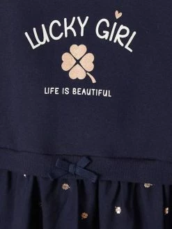 Robe Bi-matière à Capuche Fille Bleu - Vertbaudet 8 Robe Bi-matière à Capuche Fille Bleu - Vertbaudet -cyrillus boutique robe bi matiere a capuche fille 2
