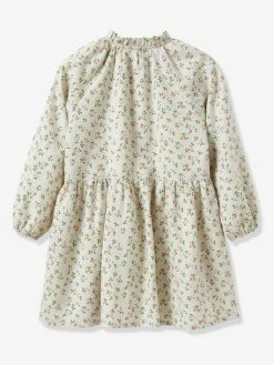 Alternative view of Robe Col Montant Fille CYRILLUS Imprimé - Cyrillus