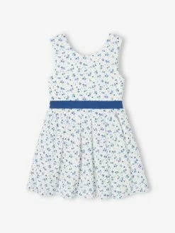 Robe De Cérémonie à Fleurs Et Plumetis Fille Ceinture Nouée Au Dos écru - Vertbaudet 9 Robe De Cérémonie à Fleurs Et Plumetis Fille Ceinture Nouée Au Dos écru - Vertbaudet -cyrillus boutique robe de ceremonie a fleurs et plumetis fille ceinture nouee au dos 3