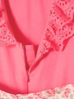 Robe De Cérémonie Détails Broderie Anglaise Fille Rose - Vertbaudet 9 Robe De Cérémonie Détails Broderie Anglaise Fille Rose - Vertbaudet -cyrillus boutique robe de ceremonie details broderie anglaise fille 4