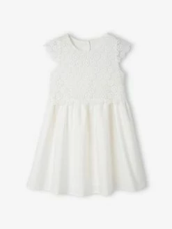 Robe De Cérémonie Effet 2 En 1 Superposition En Macramé Fille Ivoire - Vertbaudet 11 Robe De Cérémonie Effet 2 En 1 Superposition En Macramé Fille Ivoire - Vertbaudet -cyrillus boutique robe de ceremonie effet 2 en 1 superposition en macrame fille 5
