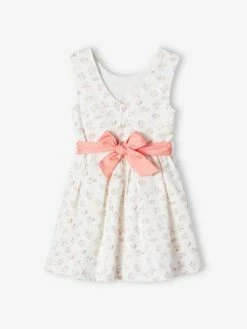 Robe De Cérémonie Fille Motifs Fleurs écru - Vertbaudet 10 Robe De Cérémonie Fille Motifs Fleurs écru - Vertbaudet -cyrillus boutique robe de ceremonie fille motifs fleurs 4