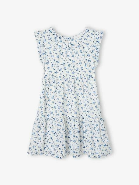 Robe De Cérémonie Motifs Fleurs Fille écru - Vertbaudet 3 Robe De Cérémonie Motifs Fleurs Fille écru - Vertbaudet – Image 3