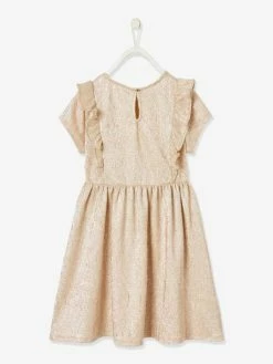 Robe De Fête En Tissu Lamé Fantaisie Fille Beige Irisé - Vertbaudet 8 Robe De Fête En Tissu Lamé Fantaisie Fille Beige Irisé - Vertbaudet -cyrillus boutique robe de fete en tissu lame fantaisie fille 2