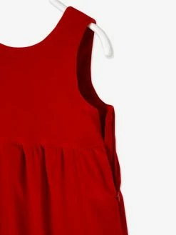 Robe De Fête En Velours Lisse Fille Noeud Au Dos Rouge - Vertbaudet 9 Robe De Fête En Velours Lisse Fille Noeud Au Dos Rouge - Vertbaudet -cyrillus boutique robe de fete en velours lisse fille noeud au dos 3