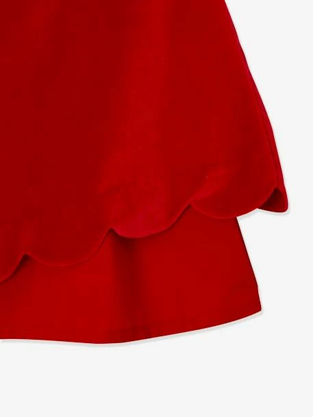 Robe De Fête En Velours Lisse Fille Noeud Au Dos Rouge - Vertbaudet 6 Robe De Fête En Velours Lisse Fille Noeud Au Dos Rouge - Vertbaudet – Image 6