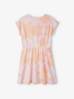 Robe Effet "tie & Dye" Fille Jaune / Rose - Vertbaudet 9 Robe Effet "tie & Dye" Fille Jaune / Rose - Vertbaudet -cyrillus boutique robe effet tie dye fille 3