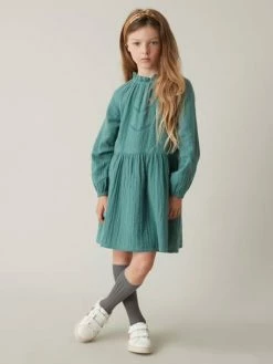Robe En Gaze De Coton Col Montant Fille CYRILLUS Marron - Cyrillus 11 Robe En Gaze De Coton Col Montant Fille CYRILLUS Marron - Cyrillus -cyrillus boutique robe en gaze de coton col montant fille cyrillus 5