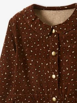Robe En Velour Imprimé Fille Prune - Vertbaudet 9 Robe En Velour Imprimé Fille Prune - Vertbaudet -cyrillus boutique robe en velour imprime fille 3