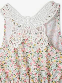 Robe Fille Papillon En Macramé Au Dos Vert Imprimé - Vertbaudet 9 Robe Fille Papillon En Macramé Au Dos Vert Imprimé - Vertbaudet -cyrillus boutique robe fille papillon en macrame au dos 3