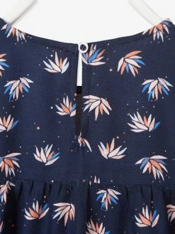 Robe Fluide Imprimée Fille Marine Imprimé Feuilles - Vertbaudet 11 Robe Fluide Imprimée Fille Marine Imprimé Feuilles - Vertbaudet -cyrillus boutique robe fluide imprimee fille 11