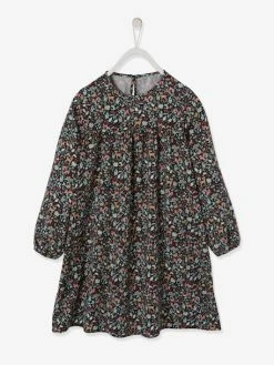 Robe Fluide Imprimée Fille Vert Motifs Biches/fleurs - Vertbaudet 9 Robe Fluide Imprimée Fille Vert Motifs Biches/fleurs - Vertbaudet -cyrillus boutique robe fluide imprimee fille 3