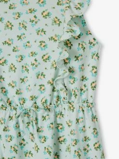 Robe Imprimée à Volants Fille Vert Imprimé - Vertbaudet 8 Robe Imprimée à Volants Fille Vert Imprimé - Vertbaudet -cyrillus boutique robe imprimee a volants fille 2