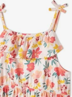 Robe Longue à Volant Motifs Fleurs Fille Bleu Imprimé - Vertbaudet 11 Robe Longue à Volant Motifs Fleurs Fille Bleu Imprimé - Vertbaudet -cyrillus boutique robe longue a volant motifs fleurs fille 5