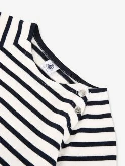 Robe Manches Courtes Coton PETIT BATEAU Rayé Marine - Petit Bateau 5 Robe Manches Courtes Coton PETIT BATEAU Rayé Marine - Petit Bateau -cyrillus boutique robe manches courtes coton petit bateau 2