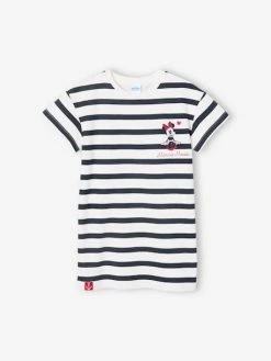 Robe Marinière Fille Disney® Minnie Rayé Marine - Minnie