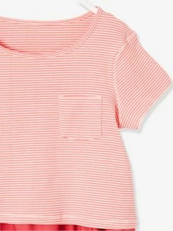 Robe Réversible Fille Bimatière Rose - Vertbaudet -cyrillus boutique robe reversible fille bimatiere 3