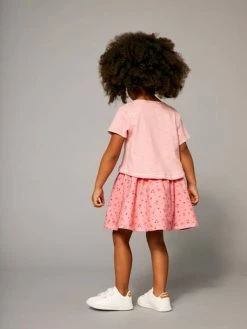 Robe Réversible Fille Bimatière Rose - Vertbaudet -cyrillus boutique robe reversible fille bimatiere 4