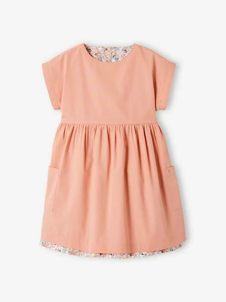 Robe Réversible Fille Orange - Vertbaudet 1 Robe Réversible Fille Orange - Vertbaudet