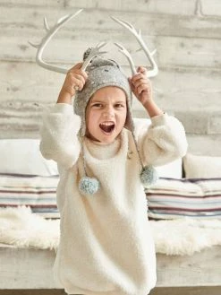 Robe Sweat En Sherpa Avec Broderie Irisée Fille écru - Vertbaudet 8 Robe Sweat En Sherpa Avec Broderie Irisée Fille écru - Vertbaudet -cyrillus boutique robe sweat en sherpa avec broderie irisee fille 2