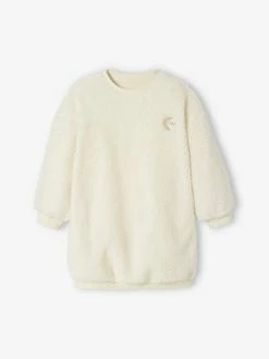 Robe Sweat En Sherpa Avec Broderie Irisée Fille écru - Vertbaudet 9 Robe Sweat En Sherpa Avec Broderie Irisée Fille écru - Vertbaudet -cyrillus boutique robe sweat en sherpa avec broderie irisee fille 3