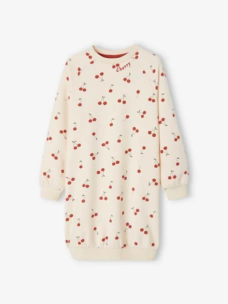 Robe Sweat Fantaisie Fille Bleu Grisé - Vertbaudet 4 Robe Sweat Fantaisie Fille Bleu Grisé - Vertbaudet – Image 4