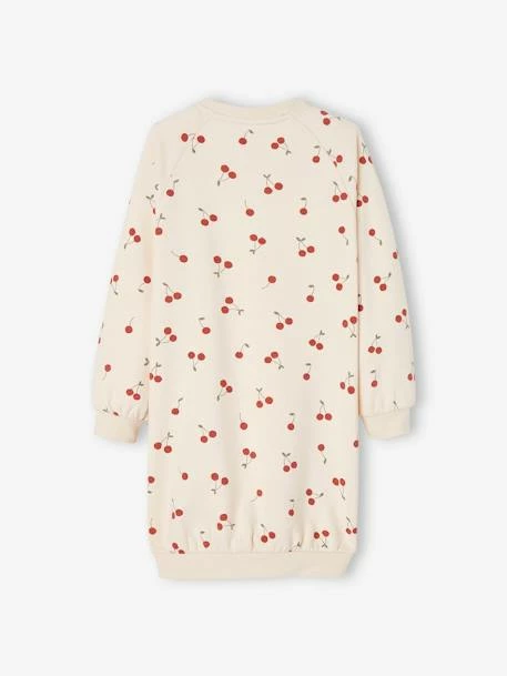 Robe Sweat Fantaisie Fille Bleu Grisé - Vertbaudet 5 Robe Sweat Fantaisie Fille Bleu Grisé - Vertbaudet – Image 5