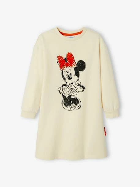 Robe-sweat Fille Disney® Minnie écru - Minnie 1 Robe-sweat Fille Disney® Minnie écru - Minnie