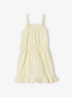 Robe Volantée à Bretelles Fille Effet Portefeuille Fantaisie Blanc - Vertbaudet 9 Robe Volantée à Bretelles Fille Effet Portefeuille Fantaisie Blanc - Vertbaudet -cyrillus boutique robe volantee a bretelles fille effet portefeuille fantaisie 3