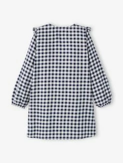 Robe Volantée à Carreaux Fille Rose Carreaux - Vertbaudet 9 Robe Volantée à Carreaux Fille Rose Carreaux - Vertbaudet -cyrillus boutique robe volantee a carreaux fille 3