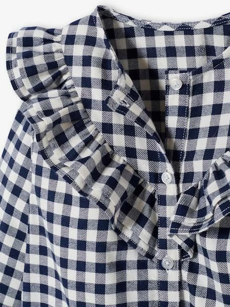 Robe Volantée à Carreaux Fille Rose Carreaux - Vertbaudet 5 Robe Volantée à Carreaux Fille Rose Carreaux - Vertbaudet – Image 5