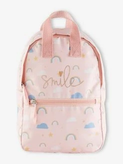 Sac à Dos Arc-en-ciel Rose Imprimé - Vertbaudet