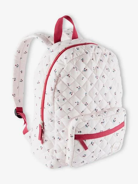 Sac à Dos Motifs Cerises Fille Rose Imprimé - Vertbaudet 1 Sac à Dos Motifs Cerises Fille Rose Imprimé - Vertbaudet