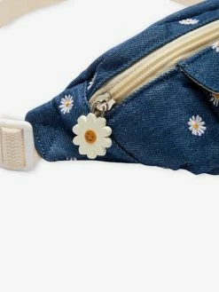 Alternative view of Sac Banane Fille En Denim Brodé Bleu Jean - Vertbaudet