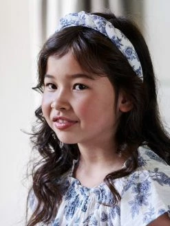 Serre-tête Imprimé Petites Fleurs Fille écru - Vertbaudet