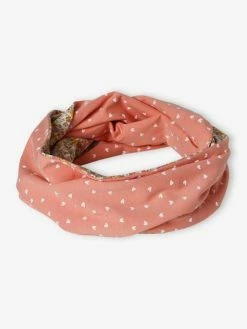 Snood Fille Réversible Fleurs/coeurs Rose Imprimé - Vertbaudet 4 Snood Fille Réversible Fleurs/coeurs Rose Imprimé - Vertbaudet -cyrillus boutique snood fille reversible fleurscoeurs 1