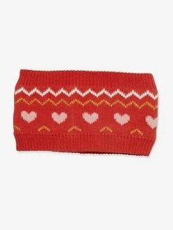 Snood Jacquard Fille Brique - Vertbaudet