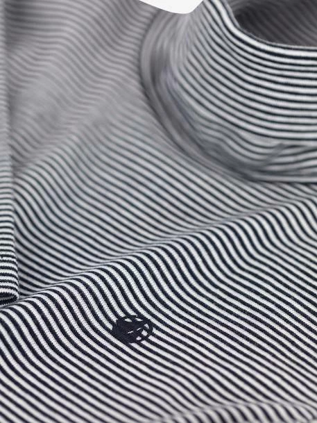 Sous-pull Rayé Enfant Coton Bio PETIT BATEAU Marine - Petit Bateau 3 Sous-pull Rayé Enfant Coton Bio PETIT BATEAU Marine - Petit Bateau – Image 3