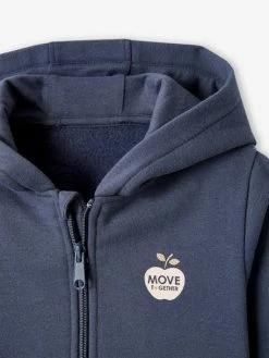 Sweat à Capuche Zippé Sport Basics Fille. Bleu - Vertbaudet 11 Sweat à Capuche Zippé Sport Basics Fille. Bleu - Vertbaudet -cyrillus boutique sweat a capuche zippe sport basics fille 5