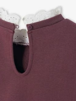 Sweat Col Montant En Broderie Anglaise Fille Prune - Vertbaudet 9 Sweat Col Montant En Broderie Anglaise Fille Prune - Vertbaudet -cyrillus boutique sweat col montant en broderie anglaise fille 3