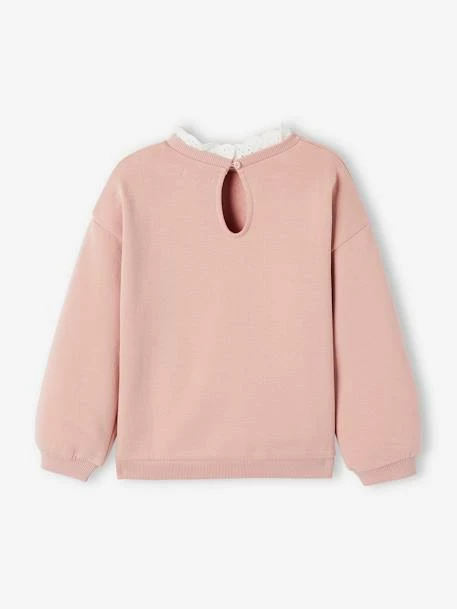 Sweat Col Montant En Broderie Anglaise Fille Prune - Vertbaudet 6 Sweat Col Montant En Broderie Anglaise Fille Prune - Vertbaudet – Image 6