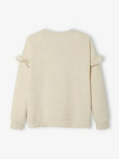 Sweat Fille Disney® à Volants Beige Chiné - Minnie 7 Sweat Fille Disney® à Volants Beige Chiné - Minnie -cyrillus boutique sweat fille disney a volants 2