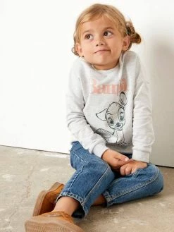 Sweat Fille Disney® Bambi Gris Chiné Animé - Disney 9 Sweat Fille Disney® Bambi Gris Chiné Animé - Disney -cyrillus boutique sweat fille disney bambi 7